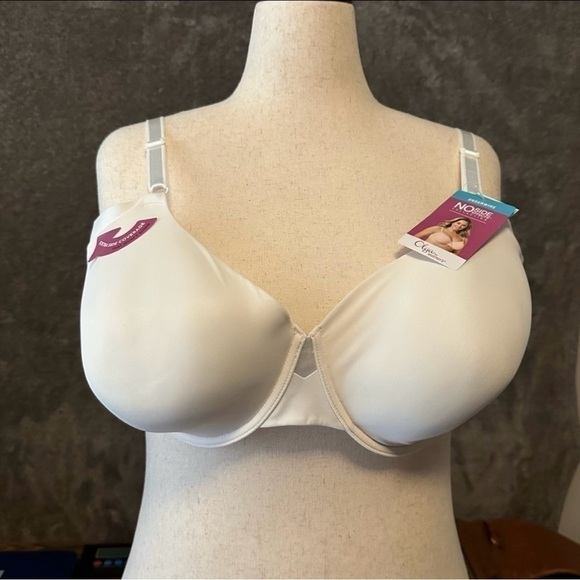 OLGA UNDERWIRE BRA NO SIDE EFFECTS™
COLLECTION
NWT 44C plus size - Picture 1 of 6